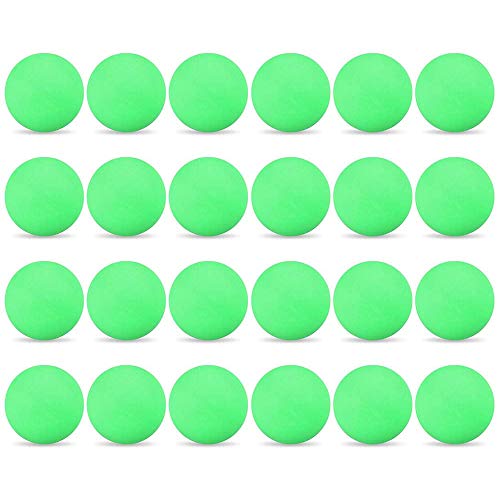 Lixada 24PCS 3-Star 40mm Pelotas de Tenis de Mesa Pelotas de Ping Pong Pelotas de Entrenamiento Avanzado para Aficionados (Verde)