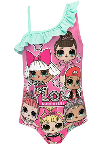 Lol Surprise Bañador para Niña Dolls Rosa 4-5 Años