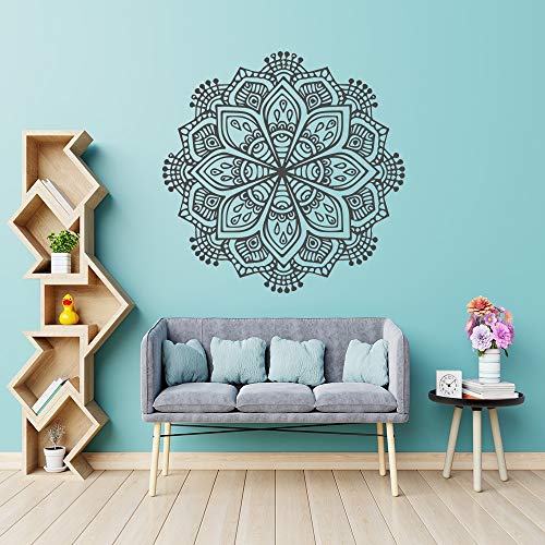 Mandala etiqueta de la pared religión para bebés decoración de habitaciones de niños decoración del hogar calcomanías de pared de datura para decoración de dormitorio otro color 43x43cm