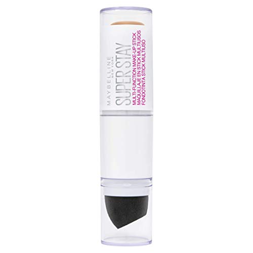 Maybelline New York - Superstay Stick Base de Maquillaje (Larga duración), Tono Beige (030 Sand) para pieles medias, 7 gr