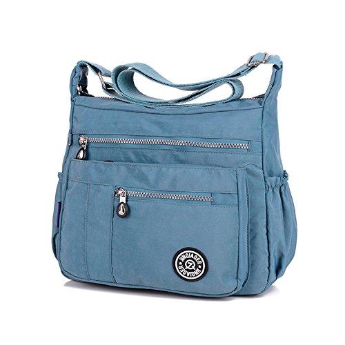 MeCooler Bolsos de Moda Mujer Bolso Bandolera Escolares Ligero Bolsos Escuela Impermeable Casual Bolsas de Viaje para Sport Bolsas de Deporte