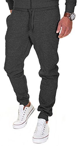 MERISH Pantalones Jogger Hombre Deportivos Joggers Modell 211 Antracita L