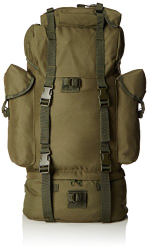 Miltec 14023001 Airsoft - Mochila (65 L), diseño Militar, Color Verde