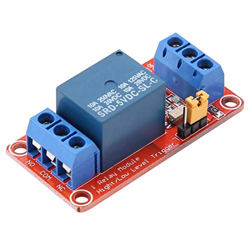 Mini tamaño 5V / 12V / 24V Disparador alto bajo Estable 1 canal Módulo de relé Tablero Cuatro orificios para pernos de fijación Optoacoplador Eléctrico industria