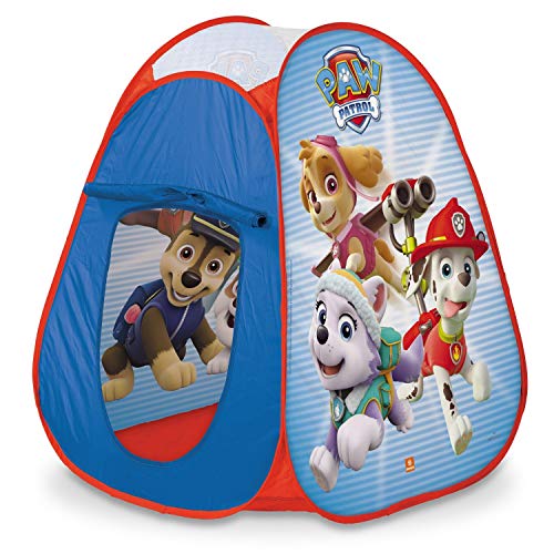 Mondo Toys – Paw Patrol Pop-Up Tent – Tienda de Juegos para niño/niña – Fácil de Montar – Fácil de Abrir – Bolsa de Transporte incluida – 28388