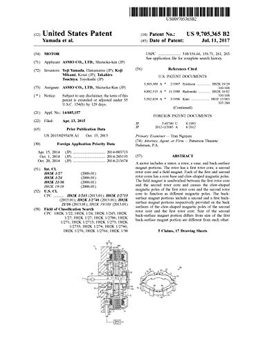 Motor: United States Patent 9705365 (English Edition)