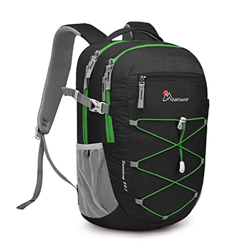 MOUNTAINTOP 22L Mochilas de Senderismo al Aire Libre Ergonómica Mochila Escalada Deportiva para Viajes Excursiones Acampadas 43.5 x 28 x 18cm