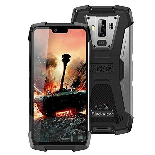 Móvil Resistente, Blackview BV9700 Pro IP68 Smartphone Impermeable, 6GB+128GB SD 256GB, Dual SIM 4G Moviles Libres, 16MP+8MP+16MP Visión Nocturna Cámara, NFC/GPS/Pulsómetro/Face ID