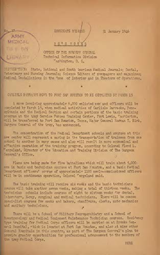 News Notes (Number 37, January 31, 1946) (English Edition)