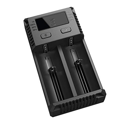 Nitecore Cargador New i2 1A para Li-Ion, NiMH, NiCd, AA, AAA, AAAA, C, D