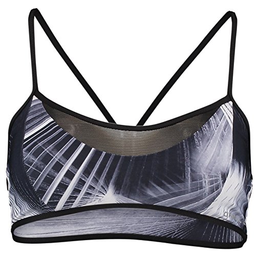 O 'Neill Active Reversible Top Sport Bikini Top' s, Mujer, Active Reversible Top, Black AOP, XS