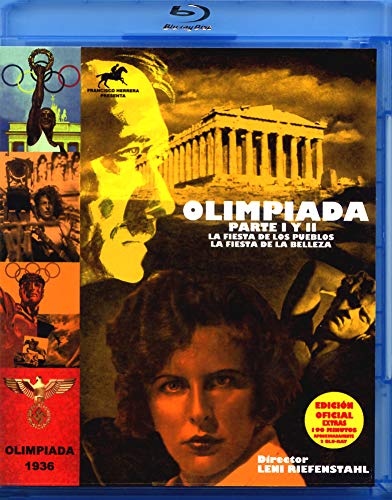 OLIMPIADA I Y II LENI RIEFENSTAHL BLU-RAY DISC BD-R EDICIÓN OFICIAL COLECCIONISTAS 2 BLU-RAY - EXTRAS 190 MINUTOS