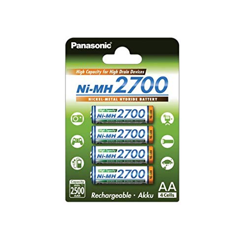 Panasonic Mignon Modelo BK-3HGAE/4BE 2700mAh NiMH Blister 4uds.