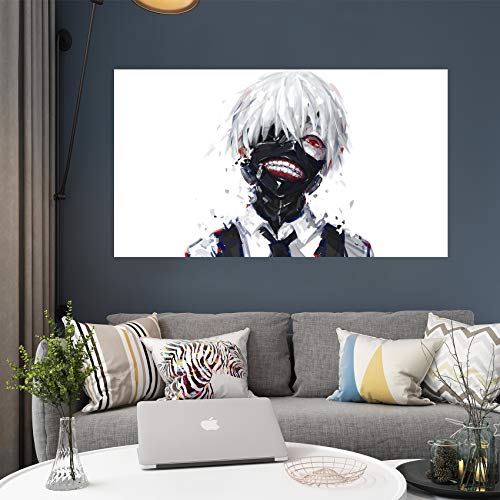 Pegatinas 3D de Tokyo Ghoul 072 Japón Anime Wall Wall Mural Impresiones Art | Autoadhesivos grandes para pared, AJ WALLPAPER UK Lucie (no pegamento y extraíble), 80 x 80 cm (ancho x alto).