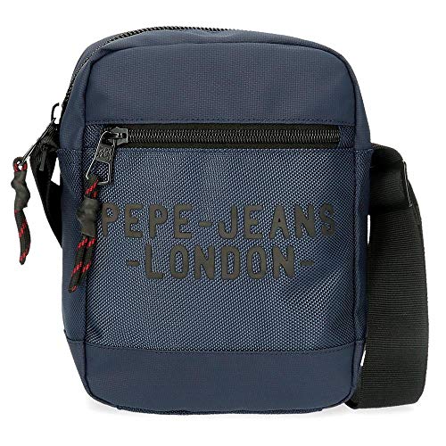 Pepe Jeans Bromley Bandolera Pequeña Azul 16x21x7 cms Poliéster