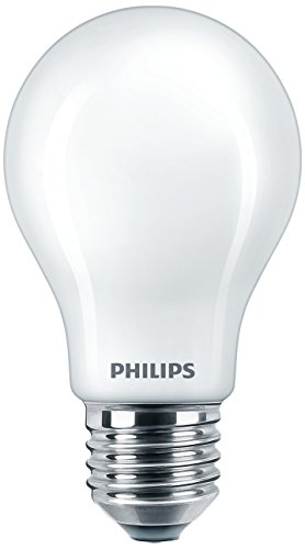 Philips Lighting Bombilla LED Estándar E27, 7.5 W, Blanco Frío, Pack de 2, 2 Unidades