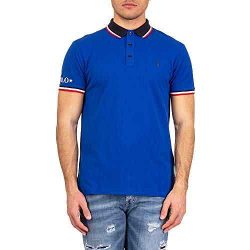 Polo Polo Ralph Lauren Sleeve Knit Azul Electrico S Azulón