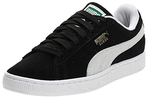 PUMA Suede Classic+, Zapatillas Bajas Unisex Adulto, Negro (Black/White), 46 EU