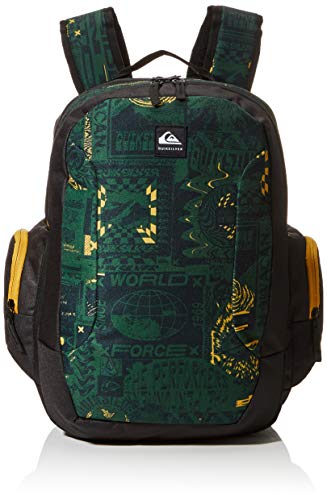 Quiksilver SCHOOLIE Youth, Mochila. para Niños, Greener Pastures, Einheitsgröße