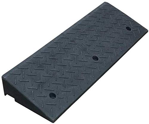 Rampas GGJIN Exteriores 13CM bordillo, Goma Negro Servicio tensión no disruptiva de protección Solar Umbral estacionamiento Lote Antideslizantes Mat Curb