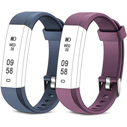 Rayfit Pulseras de Repuesto para Fitness Tracker Correa ID115U / Correa 115U / 115UU Smart Band Correa Repuesto de Reloj Deportivo Inteligente Pulseras Actividad Contador Pasos Calorías Podómetro