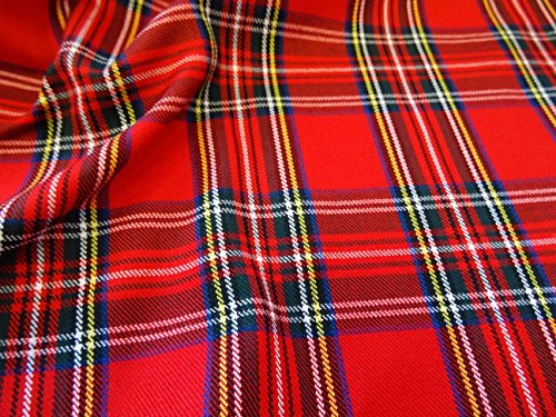 Real Tartan De Stewart Tejido (Por Metro)