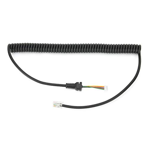 Reemplazo de línea de Cable de micrófono de Mano para YEASU MH-48A6J/FT-7800/FT-8800/FT-8900, Longitud máxima 110 cm/3.6 pies