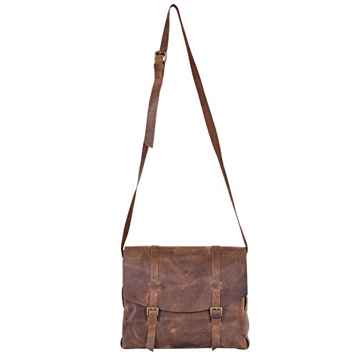 Rustic Vintage Crossbody bag-2 - Bolsa de Piel Unisex adulto