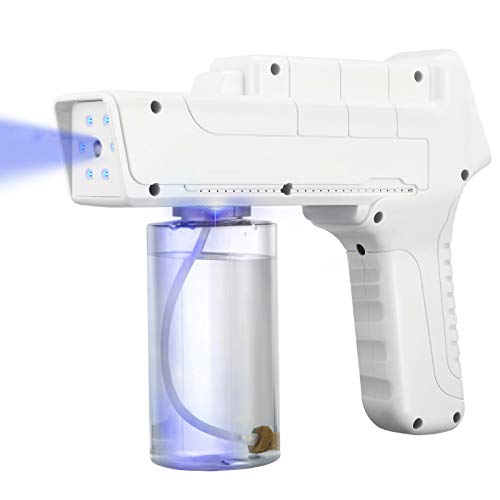 S SMAUTOP Pistola pulverizadora de Vapor Nano Recargable, nebulizador portátil de Mano con Nano pulverización con Pantalla táctil, reparación hidratante Máquina pulverizadora Inteligente Atomizador