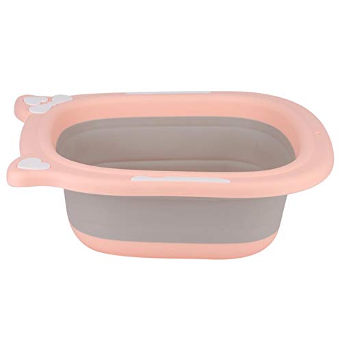 SALUTUYA Lavabo Facial Plegable, Resistencia a la Temperatura -20 ℃ ~ 120 ℃ para Acampar, Puerta Trasera para bebés(Orange)