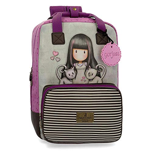 Santoro Gorjuss Tall Tails Mochila para Portátil 15,6" Multicolor 29x40x13 cms Piel Sintética 15.08L