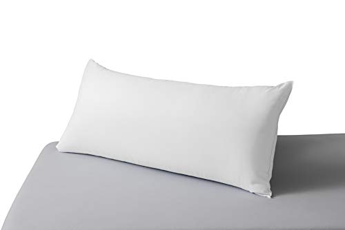 SAVEL, Almohada Suave Tacto Seda con Doble Funda, 150x40cm…