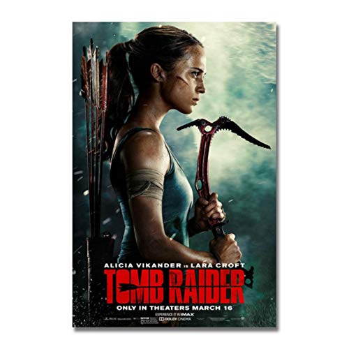 shuimanjinshan Póster de Juego de Tomb Raider Underworld Lara con Estampado de Lienzo artístico para decoración de habitación 40x60cm Sin Marco P-1365