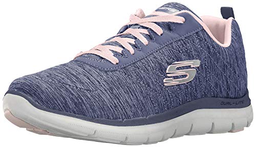 Skechers Flex Appeal 2.0, Zapatillas para Mujer, Azul (Navy Nvy), 36.5 EU