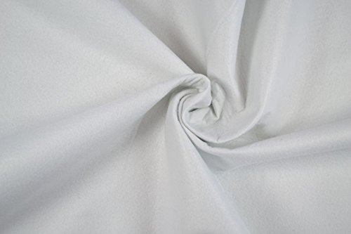 Stoffbook Fieltro 2mm - anchura 180cm tela de la decoración DIY Ropa blanco, B497