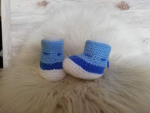 Strickanleitung Babyschuhe mit oder ohne Käfer - Sohlenlänge 10 cm : Ideal für Anfänger (German Edition)