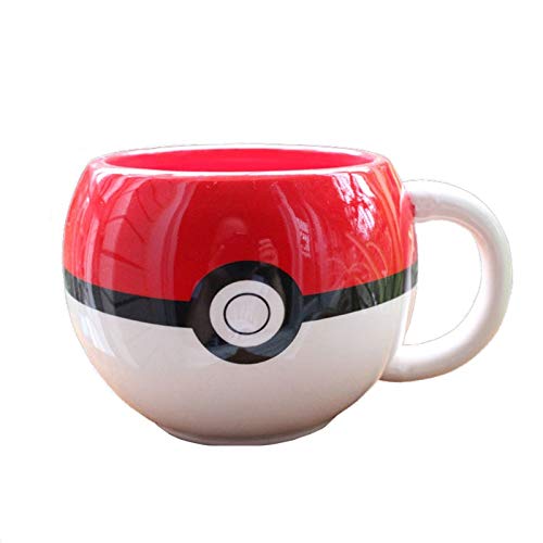 Taza de porcelana Ir tazas de cerámica del empuje de la bola Pikachu taza de café, taza de té de la Copa de la sorpresa del regalo del muchacho