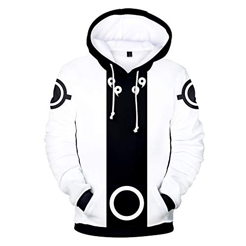 TCBHADH Sudaderas con Capucha Unisex Pullover con Estampado HD Sudaderas Ligeras Bolsillos Naruto