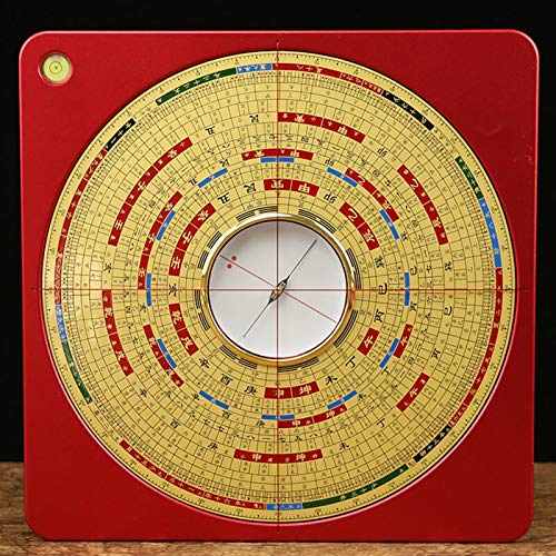 Tingting1992 Brújula Feng Shui Fácil de Llevar el Feng Shui Compass Alto Precision Gossip Compass Crafts Brújula geomántica (Size : C)