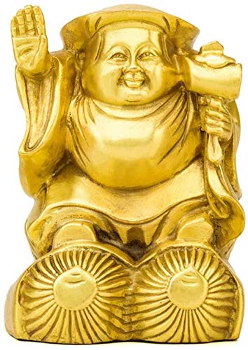 TKYZYY Estatua de Buda Bendición Siete Dioses de la Suerte/Daikokuten Altar Budista Mini Estatuilla Mini Estatua de Buda Prosperidad de la Misericordia Sin Enfermedad