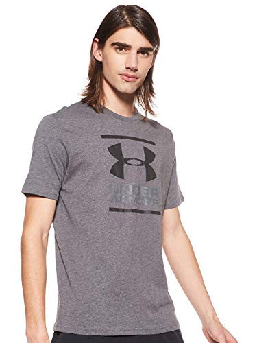 Under Armour Ua Gl Foundation Short Sleeve Tee, Camiseta Hombre, Negro, S