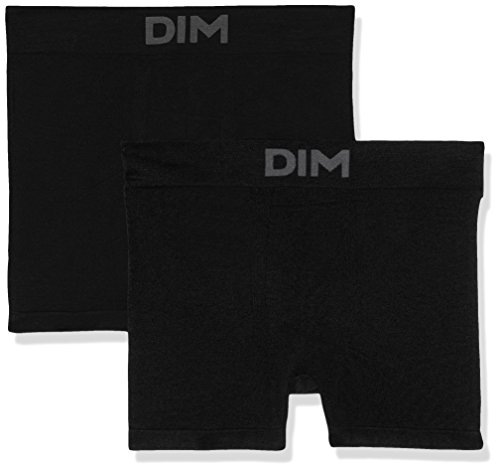 Unno DIM Basic, Bóxer para Hombre, Negro (Negro 0hz), Large (Talla del fabricante: 4), Pack de 2