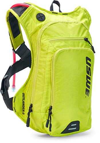 USWE Sports Outlander 9 - Mochila de hidratación con Cuchilla, Color Amarillo, 9 litros