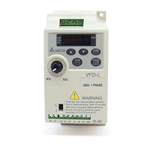 VARIADOR DE FRECUENCIA 0,7 KW MONOFÁSICO 220 V VFD-L