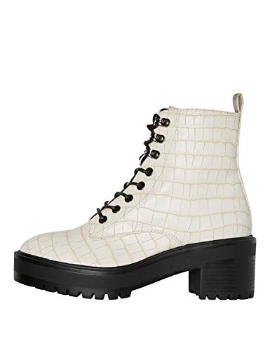 VERO MODA VMTESS Boot, Botas Mujer, Detalle de Abedul, cocodrilo, 36 EU