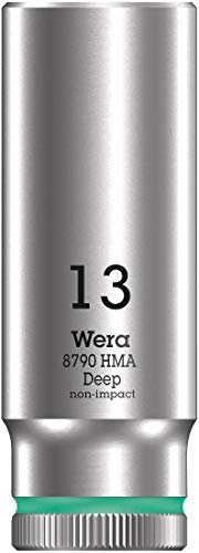 Wera 05004510001 Llave de Vaso 1/4", Turquesa, 13.0 mm