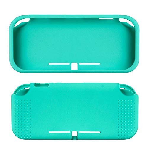 winnerruby New Half Wrapped - Carcasa de Silicona para Switch Lite, Color Amarillo, Azul y Gris