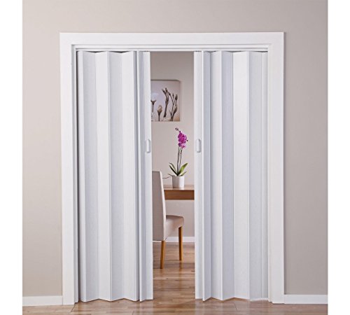 With Oak - Puerta doble efecto plegable, color blanco (770045422)