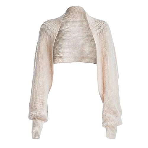 WXGY - Bufanda de punto de ganchillo para mujer, larga, cálida, de invierno, grande, estilo coreano, otoño, invierno, unisex, con mangas 235cm beige