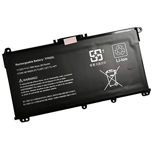 XITAIAN 11.55V 41.7Wh 3615mAh TF03XL TF03041XL 920046-121 Repuesto Batería para HP Pavilion 17-AR050WM 17-AR007CA 15-CC 15-CD 14-BF Series HSTNN-LB7X TPN-Q188 TPN-Q190